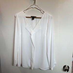 White chiffon blouse